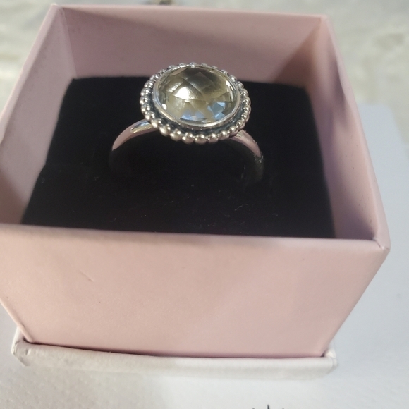 Pandora sterling silver CZ Brilliant Legacy Halo Ring size 56 - Picture 4 of 10